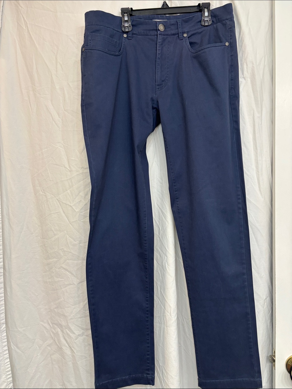 Hickey Freeman Men's 5-Pocket Casual Pants Navy